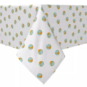 Квадратная скатерть, 100% хлопок, 60x60 дюймов по всему миру