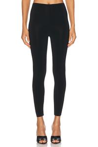 Облегающие укороченные леггинсы Norma Kamali, Black