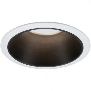 Встраиваемый светильник LED Cole GU10 1 шт. GU10 Paulmann, белый/черный