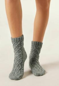 Носки Calzedonia BRAIDED PATTERN, Grey/Mottled Grey