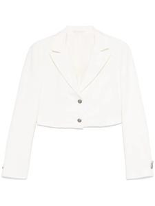 Palm Angels укороченный пиджак, белый
