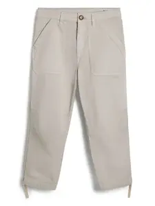 Прямые брюки Brunello Cucinelli Kids, нейтральный