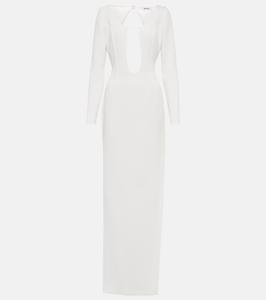Креповое платье с вырезом Mônot, белый