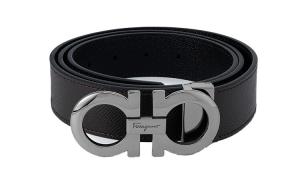 Мужской ремень Ferragamo, черный