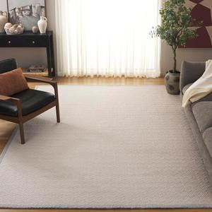 Ковер SAFAVIEH, 244 x 305 см, - коллекция Outdoor Napa Faux Sisal - большой - Natural & Beige, устойчивый к погодным условиям и моющийся, идеально для патио, заднего двора, прихожей, террасы, столовой зоны (NFS148A)