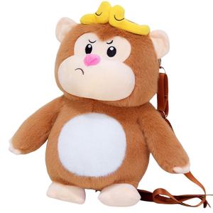 Плюшевая кукла Cartoon Milk Evil Monkey King высотой 40 см Mise, коричневый