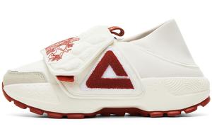 Кроссовки PEAK Lifestyle Shoes Women's Low-top Canvas White Red, красный