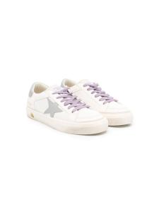 Golden Goose Kids кроссовки May с сетчатыми вставками, белый