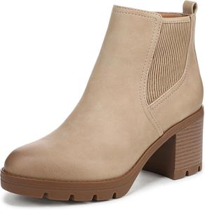 Женские ботильоны Naturalizer Madalynn с каблуком и резиновой подошвой, Sand