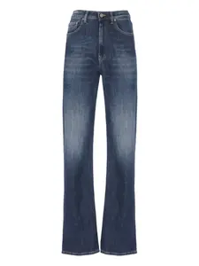 Джинсы с нашивкой-логотипом Dondup, синий