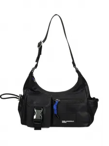 Маленькая сумка на плечо из денима Karl Lagerfeld Jeans, черный