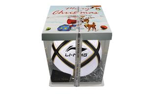 LINING Размер 4 футбольный мяч TPU Unisex черный белый