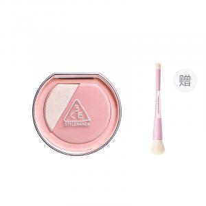 Безупречная палетка румян матовый 2 в 1 хайлайтер и пуф длительного действия коррекция тона кожи натуральный набор в подарочной упаковке 3CE