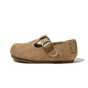 Нескользящая, противоударная, износостойкая, дышащая детская обувь для повседневной носки BELLE, коричневый