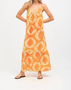 Electric & Rose Платье Laney мандаринового цвета