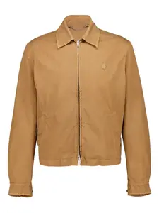 Куртка-рубашка с аппликацией Skull Alexander McQueen, нейтральный