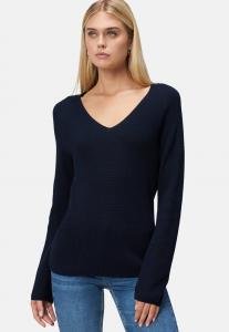 Джемпер zero STRUKTUR MIT V-AUSSCHNITT, Hydrangea/Blue