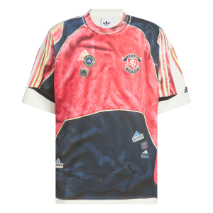 Футболка Unisex Adidas Originals, оранжевый/синий