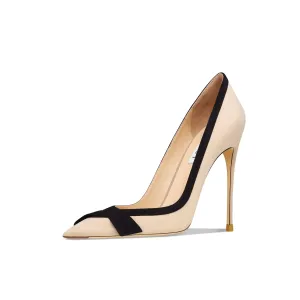 Тонкие каблуки Женские Абрикосовые Suyymakk