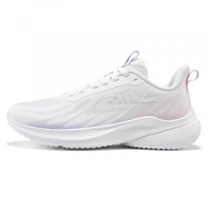 361° Износостойкие дышащие кроссовки с низким верхом для повседневного бега, женские, белые, фиолетовые