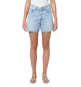 V-образные джинсовые шорты средней посадки Backbeat AGOLDE, синий