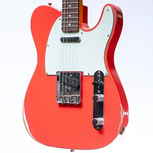 Fender Custom Shop '63 Telecaster Relic в цвете Fiesta Red