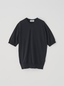 Вязаный пуловер с круглым вырезом и короткими рукавами | CERICE | 30G, современный крой