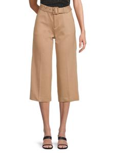 Укороченные широкие брюки Birdy Saks Fifth Avenue, цвет Desert Tan