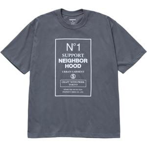 Футболка с принтом NEIGHBORHOOD, серый