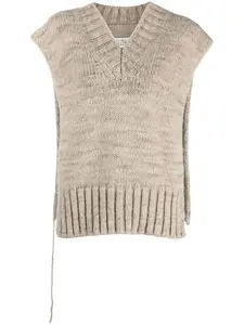 Трикотажный топ Botanical Dye MAISON MARGIELA, нейтральный