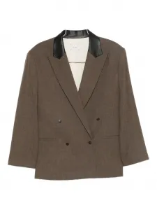 Двубортный пиджак Alysi, коричневый
