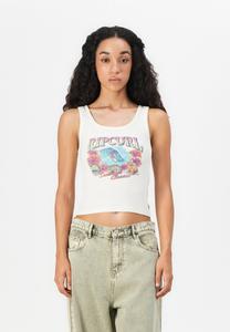 Топ Rip Curl HAWAII STANDARD RIBBED TANK, Bone/Off-White