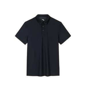 Футболка поло мужская черная CHAOJIANTA