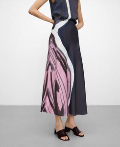 Юбка А-силуэта с принтом