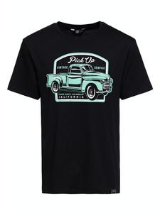 Футболка с принтом King Kerosin Pick Up черного цвета King Kerosin