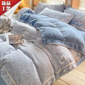 LUOLAI HOME Комплект постельного белья, 4 предмета, простыня на резинке, 180 см