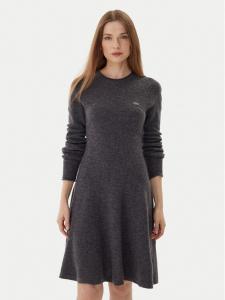 Вязаное платье regular fit EF4161 Lacoste, серый