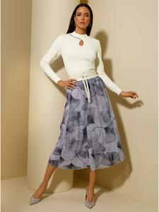 Свитер с длинными рукавами цвета экрю creation L