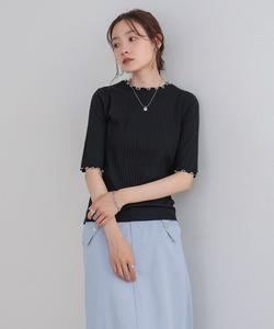 Топ с коротким рукавом Wave Mellow в рубчик