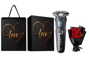 PHILIPS Электрическая бритва Rotary Triple Blade, моющаяся, Black Honeycomb, мужская