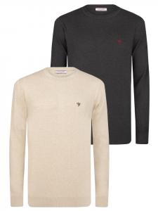 Felix Hardy Свитер бежево-антрацитового цвета