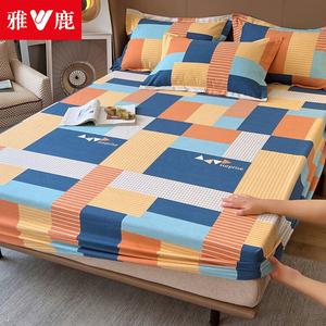 Yalu Простыня на резинке 120х200 см из 100% хлопка, в наборе с 1 наволочкой, цвет Musi