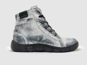 Женские кожаные ботинки Original с меховой подкладкой и молнией, белые KCR Group