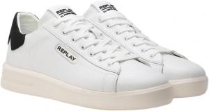 Мужские низкие кеды Replay, белый/черный