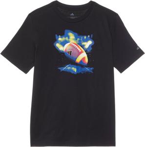 Футболка Adidas Kids Heat Map Football Tee, Adi Black/Multi