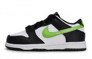 Nike Детские кроссовки для скейтбординга Dunk "Бело-черные" с противоскользящим покрытием и износостойкостью