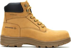 Унисекс ботинки Wolverine Carlsbad водонепроницаемые строительные 6, Wheat 11.5 X-Wide