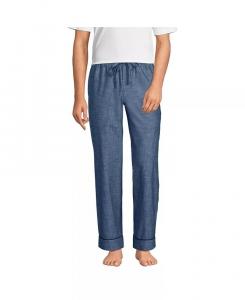 Пижамные штаны Big & Tall Essential Lands' End, синий