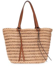 Сумка-тоут Ulla Johnson большая Imani, нейтральный