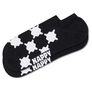 Носки Happy Wobbly check no show, черный